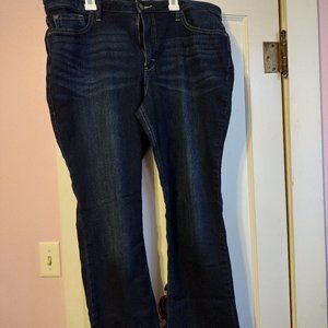 Lee mid rise bootcut size 16m. Dark